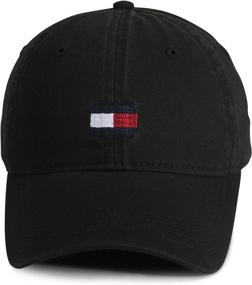 img 3 attached to Stylish and Sporty: Tommy Hilfiger Men's Ardin Dad Hat - The Perfect Accessory for a Fashion-Forward Look