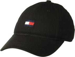 img 4 attached to Stylish and Sporty: Tommy Hilfiger Men's Ardin Dad Hat - The Perfect Accessory for a Fashion-Forward Look