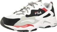 👟 fila tracer sneakers: stylish white black men's shoes for fashionable feet logo