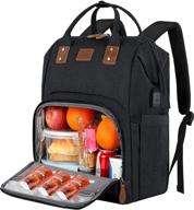 🎒 insulated large lunch backpack for women and men: keeping your meals fresh on the go logo