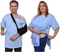 grey xl men's clothing and shirts - post surgery snaps for optimal comfort logo