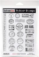 darkroom door cling stamp postmarks logo