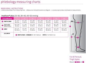 img 1 attached to 🧦 Premium Medical Compression Stockings: mediven Plus for Men & Women, 40-50 mmHg, Thigh High with Silicone Top-Band and Open Toe