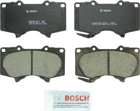 img 1 attached to 🔘 Набор тормозных колодок дискового тормоза Bosch BC976 QuietCast Premium Ceramic для Lexus GX460, GX470 и Toyota 4Runner, FJ Cruiser, Sequoia, Tacoma, Tundra - передний