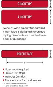 img 1 attached to RockTape H2O Edge: Discover the Waterproof Kinesiology Tape with Travel Case