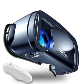 img 4 attached to 📱 Phone/Android Compatible VR Headset: Virtual Reality Glasses for Movies, 5-7 Inch Goggles with Adjustable Distance, Soft & Comfortable