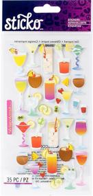 img 1 attached to 🍹 Enhance your drinks with Sticko Stickers, Cocktails: The Perfect Accessory for a Festive Beverage