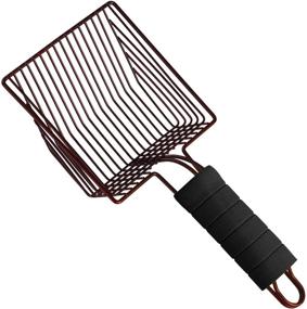 img 4 attached to 🐾 Lesige Steel Metal Cat Litter Scoop with Deep Shovel, Long Foam Handle, and Durable Bronze Finish - Comfy Sifting, Pooper Lifter, and Heavy Duty Kitty Litter Box Accessory