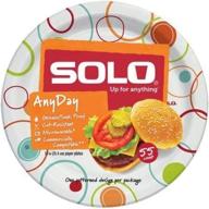solo paper plates patterns vary logo