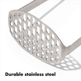 img 2 attached to Stainless Steel Smooth Potato Masher by OXO Good Grips