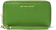 👜 women's handbags & wallets: michael kors leather smartphone wristlet with wristlets logo