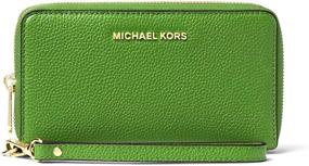 img 1 attached to 👜 Women's Handbags & Wallets: Michael Kors Leather Smartphone Wristlet with Wristlets