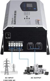 img 1 attached to 3000W Peak Power Inverter with Battery AC Charger - DC 24V ⚡️ to AC 120V, Pure Sine Wave, Off Grid Solar Inverter, Low Frequency RV Inverter