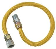 brasscraft cssd54-60 flex-line for dryer and water gas dryer & water heater: 60-inch od x 1/2-inch mip x fip logo