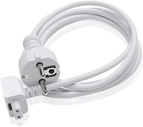 img 4 attached to 🔌 EU Euro European Union Standard Extension Wall Cord Plug for MacBook 11 Inch 13 Inch 60W MacBook Pro 15- Or 17-Inch 85W Power Adapter