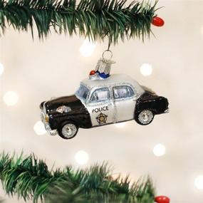 img 2 attached to 👮 Law Enforcement Christmas Ornaments: Police Officer Gifts Handcrafted Glass Ornaments for Christmas Tree, Police Car