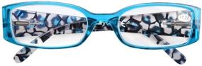 img 2 attached to 👓 Eyekepper 5 Pairs of Floral Pattern Design Reading Glasses for Women with Reader Sunglasses - +2.75 Reading Eyeglasses Included