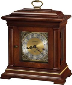 img 1 attached to 🕰️ Howard Miller Thomas Tompion Mantel Clock 612-436 – Windsor Cherry, Key-Wound with Triple-Chime Movement