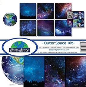 img 1 attached to Outer Space Collection Scrapbook Kit by Reminisce