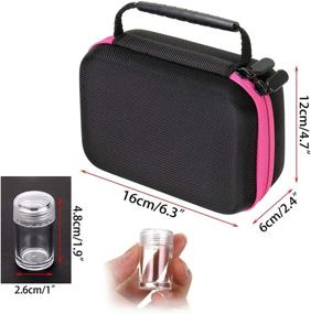 img 1 attached to Hipiwe Pink Diamond Painting Storage Box Case - Convenient Organizer for Jewelry, Beads, Sewing, and more!