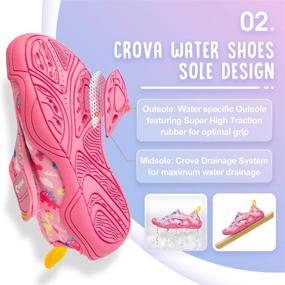 img 2 attached to Crova Boys' Outdoor Aquatic Lightweight Quick Dry Sandals Shoes