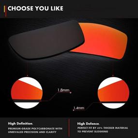 img 1 attached to 🕶️ Saucer Premium Replacement Crosshair Sunglasses: Enhance Your Stylish Eyewear Collection with Men's Eyewear Accessories