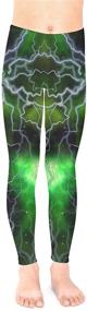 img 2 attached to PattyCandy Unisex Galaxy Stretchy Leggings Girls' Clothing in Leggings