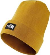 🧢 recycled beanie hat by the north face for dock workers logo