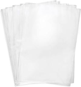 img 4 attached to 🎁 Clear PVC Heat Shrink Wrap Bags - Pack of 100, 14x20 Inches: Ideal for Packaging Gift Baskets, Shoes, Jars, and DIY Projects