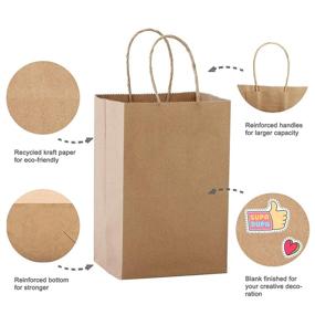 img 3 attached to Kraft Paper Bags With Handles
