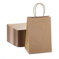 kraft paper bags with handles logo