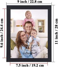 img 1 attached to 🖼️ Giftgarden 8x10 Picture Frame Set for Wall Decor or Tabletop Display, Pack of 7, Black - Multi Photo Frames