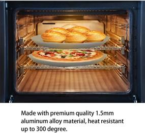 img 1 attached to 10 Inch Pizza Pan, Beasea Aluminum Alloy Round Pizza 🍕 Crisper Pan - Perfect Pizza Baking Tray for Oven, Home, Restaurant, Kitchen