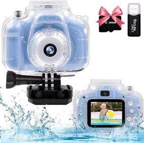 img 4 attached to Children Waterproof Underwater Camcorder Birthday Camera & Photo