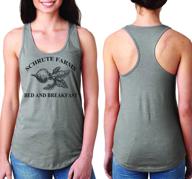 iapparel schrute mifflin heather racerback logo