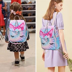 img 3 attached to 🎒 Versatile Bookpack Backpack with Tie Dyed Design for Women - Ideal for Preschool, Handbags & Wallets Included