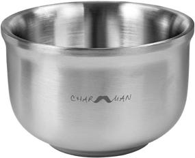 img 4 attached to 🪥 Premium CHARMMAN Shaving Lather Bowl: German Craftsmanship,304 Stainless Steel,Three-layer Heat Preservation