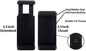 img 1 attached to Гибкий штатив Acuvar 6,5 дюймов с универсальным креплением для смартфонов - в комплекте микроволоконная ткань eCostConnection.