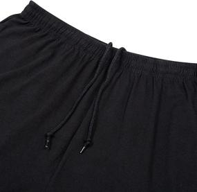 img 3 attached to 🏀 Men's Big & Tall Cotton Basketball Shorts by Russell Athletic