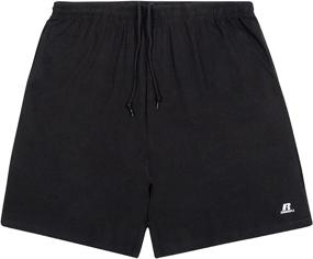 img 4 attached to 🏀 Men's Big & Tall Cotton Basketball Shorts by Russell Athletic