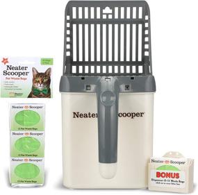 img 4 attached to 🐾 Neater Pet Brands - Neater Scooper and 60 Count Refill Bag Bundle - Cat Litter Sifter Scoop System with Extra Waste Bags: Efficient Cleaning Solution for a Neat and Tidy Pet Environment