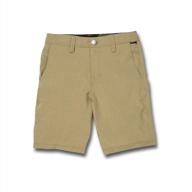 👖 volcom frickin static hybrid short: stylish boys' clothing for versatile shorts logo