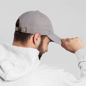 img 1 attached to 🧢 Превосходная повседневная «папина» шапка - регулируемая унисекс кепка из хлопка для мужчин и женщин, легкий стиль поло с изогнутым козырьком - CHOK.LIDS