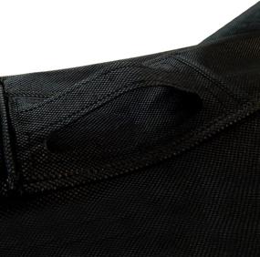 img 1 attached to Large Black Breathable Storage Bag for Duvets, Pillows, Bedding, Clothes, and Laundry Washing - HANGERWORLD