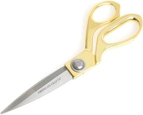 img 2 attached to American Crafts Gold 8-inch DIY Shop Craft Scissors