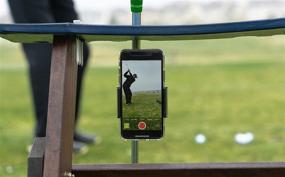 img 2 attached to Ultimate Swing Analysis Tool: Cell Phone Swing Recording Clip with Golf Video Holder