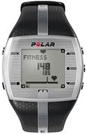 💓 polar ft7 heart rate monitor with power systems, exercise training watch in black/silver (92018) logo
