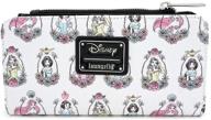 👑 disney princess portraits allover-print wallet by loungefly: a royal must-have! logo