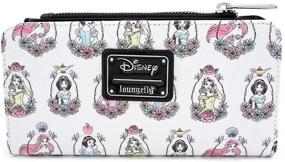 img 4 attached to 👑 Disney Princess Portraits Allover-Print Wallet by Loungefly: A Royal Must-Have!