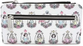 img 3 attached to 👑 Disney Princess Portraits Allover-Print Wallet by Loungefly: A Royal Must-Have!